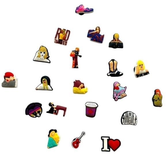 🎤 Pop Star–Inspired Singer Charms for Crocs – Lot of 20 💖 - Picture 1 of 10